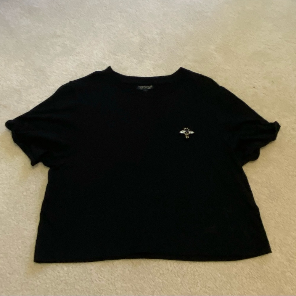 Topshop Cropped T-Shirt
